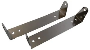 Lote de 2 soportes de radio CB de repuesto Workman C529C para radios Cobra 29 - CROMO - Imagen 1 de 9