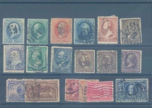 USA 1870-1904 various used stamps (CV $160 EUR143) - Picture 1 of 1