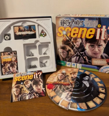 Harry Potter Scene It The Complete Cinematic Journey DVD Board Game Gently Used - Image 1 of 4
