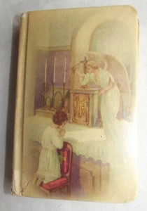 Vintage Polish Prayerbook MODL SIE ZAWSZE '39 RecessedCrucifix Illustrated AS-IS - Picture 1 of 8