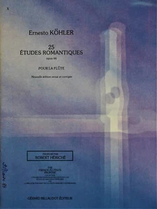 Kohler 25 romantic studies op 66 for flute - Picture 1 of 1