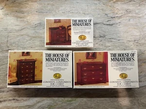 House of Miniatures 1.12 Lot of 3 Dollhouse Furniture 40010, 40011, 40019 SEALED - Picture 1 of 22