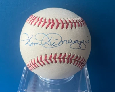 DOM DIMAGGIO AUTOGRAPHED OFFICIAL MLB BASEBALL. BOSTON RED SOX. CLEAN.  PROOF - Image 1 of 4