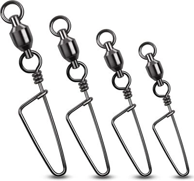 High-strength Ball Bearing Fishing Swivel with Coastlock Snap Connector 18-503LB - Image 1 of 4