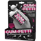 Hott Products Cum-Fetti Sperm Shaped Confetti Gun 12 Rounds Bachelorette Party