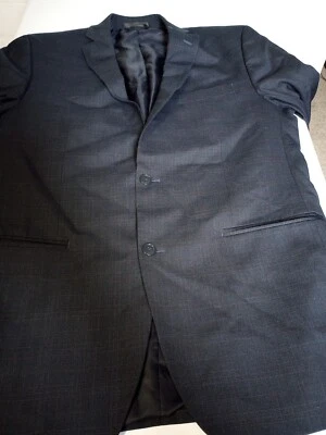 Michael MICHAEL KORS Blazer Size 42L Dark Gray Striped Two Button Dual Vent - Изображение 1 из 4