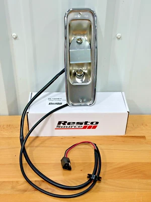 Carcasa de luz trasera cromada IH International Harvester Scout II serie D - NUEVA Foto 1 de 4