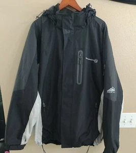 Free Country Soft Shell Jacket Size XXL Black Removable Hood Fleece Lined z22 - Picture 1 of 9