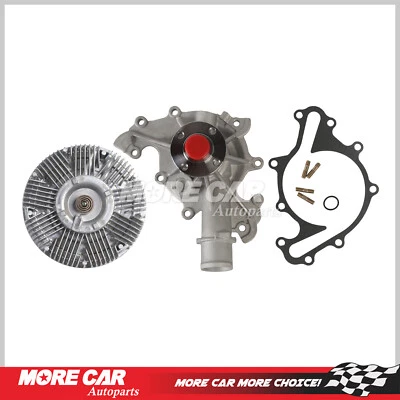 Water Pump w/ Fan Clutch for 1997-2008 Ford F-150 & 2004 F-150 Heritage 4.2L V6 - Image 1 of 4