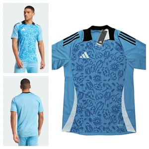 🔥New $60 Adidas Tiro PB Soccer Jersey Men's Sz M, L Blue Floral Print 🔥 - Picture 1 of 10