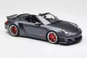 Nuovo GT Spirit PORSCHE 911 997 CABRIOLET LB 2011 1:18 modellino auto GRIGIO GT463 KidBX - Foto 1 di 5