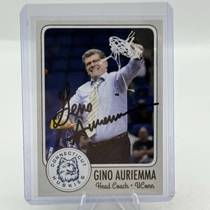 Geno Auriemma Connecticut Huskies HOF UCONN Signed Custom Card Autograph WBB - Picture 1 of 3