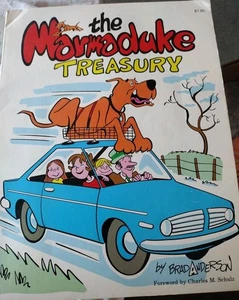 The Marmaduke Treasury von Brad Anderson 1978 signiert vom Herausgeber Craig Anderson SC - Bild 1 von 9