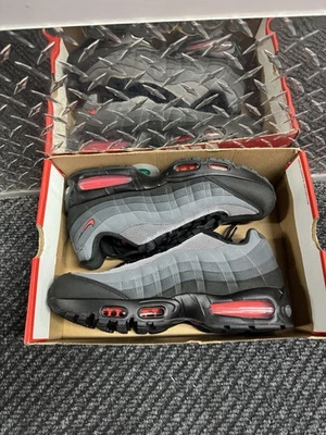 Nike Air Max 95 OG Big Bubble Black Bright Crimson IH4457-002 Men’s Size 11 - Image 1 of 4