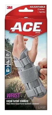 ACE Deluxe Wrist Stabilizer Left Hand Helps Relieve Symptoms of Carpal Tunnel - Image 1 of 4