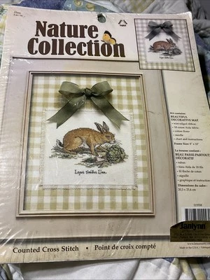 Nature Collection Craft Kit - "HARE" Rabbit / Bunny - Cross Stitch - (SEALED) - Image 1 of 2