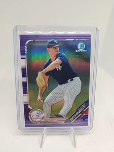 2019 Bowman Chrome Clarke Schmidt Purple Refractor #BCP-249 /250 YANKEES - Bild 1 von 3