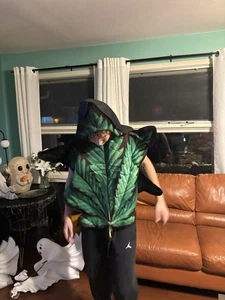 OTTIENI FOTO REALE ERBA FOGLIA GANJA MON MARIJUANA COSTUME DIVERTENTE taglia unica GC6945 - Foto 1 di 4