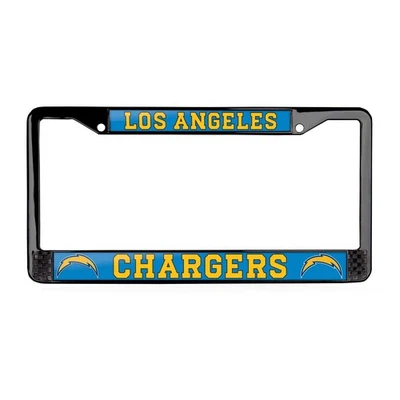 Los Angeles Chargers NFL 3D Polyurethane Domed Chrome License Plate Frame Car - Image 1 of 3