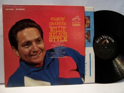WILLIE NELSON Country Favorites Willie Nelson Style 1966 RCA 1S/1S  1st Press EX - Image 1 of 2