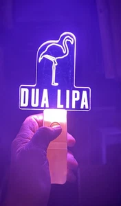 DUA LIPA 2017 USA TOUR Musical +++ FLAMING GLOW STICK +++ OFFICIAL NEW! - Bild 1 von 15