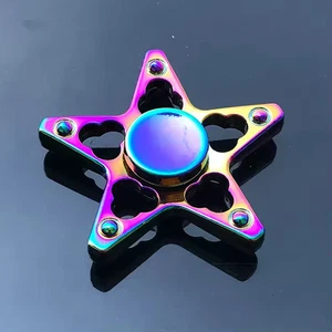 Rainbow Fidget bunte Finger Spinner Spielzeug für Stress Angst Linderung für Erwachsene - Bild 1 von 1