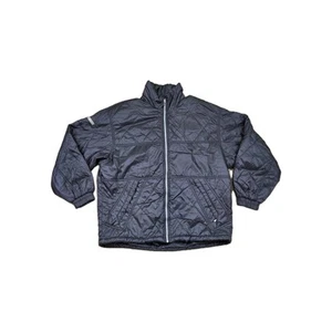Descente Sport Puffer Jacket Mens Size Medium M Full Zip Black Jackets - Picture 1 of 17