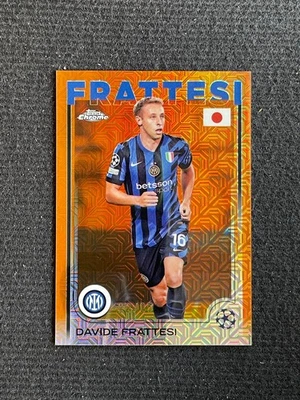 Davide Frattesi 2024-25 Topps Chrome UCC Japan Edition Orange 22/25 #195 - Image 1 of 2