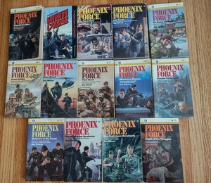 Phoenix Force Series Lot 14 Vintage Gold Eagle Action Adventure Books Gar Wilson - Picture 1 of 2