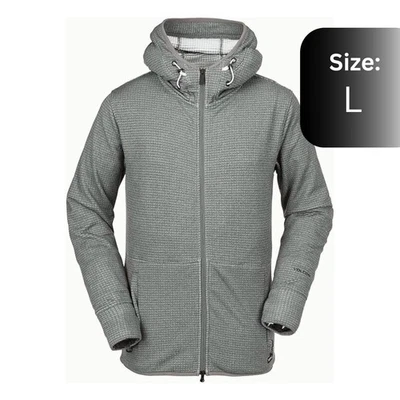 Volcom Men's Polartec Tech Hoodie Fleece Pullover Warm Lightweight Outdoor - Image 1 of 4