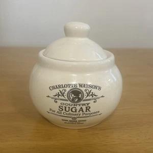 Charlotte Watson's Country Sugar Bowl. Great condition but tiny flaw on lid. - Picture 1 of 10