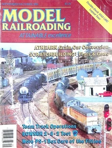 Model Railroading Magazine September/October 1986 Athearn Grain Car Conversion - Picture 1 of 2