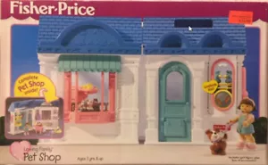 NEW IN BOX Fisher Price Loving Dream Dollhouse PET SHOP vintage set GIRL ANIMALS - Picture 1 of 4