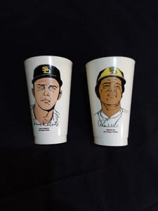 1972-1973 7-11 SLURPEE CUP San Diego Padres Dave Roberts LeRon Lee - Picture 1 of 3