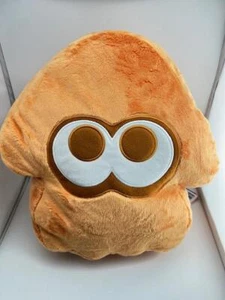 Genuine Splatoon 3 Squid Orange 14" Plush Cushion - Little Buddy 1889 - Picture 1 of 3