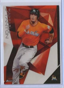 Giancarlo Stanton 2015 Topps Finest Orange Refractor 13/25 Marlins Yankees #19 - Picture 1 of 2