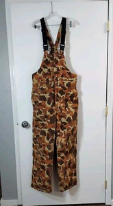 Gamehide Men's Camo Waterproofed Quilt Lined Overalls,  Size M - Picture 1 of 19