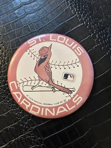Botón Pinback Vintage 6" Diámetro Cardenales de San Luis (D3) - Imagen 1 de 2