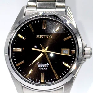 【Near Mint】SEIKO Mechanical 4R35-03X0 Automatic Men's Watch W/Box & Extra links - Picture 1 of 19