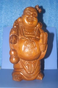 Die Holzschnitzerei HOTEI Buddha Shichifukujin 102 Japan - Bild 1 von 11