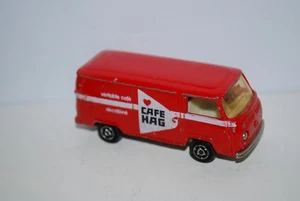 MAJORETTE VW FOURGON VOLKSWAGEN ENCADRE CAFE HAG N° 244 SCALE 1/60 - Imagen 1 de 4