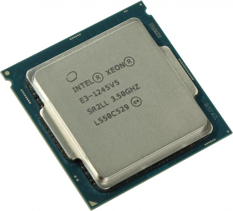 Intel Xeon E3-1245 V5 3.5 GHz Quad Core #SR2LL, Socket LGA1151 CPU / Processor - Image 1 of 1