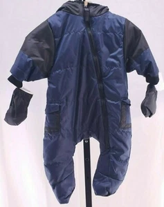 Urban Republic Kleinkind 6 Monate Fleece gefütterter Kinderwagen Schneeanzug schwarz marine NEU - Bild 1 von 4
