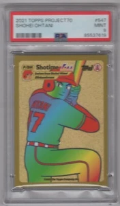 2021 Topps Project 70 Shohei Ohtani #547 by Keith Shore Pokemon PSA 9 MINT - Picture 1 of 2
