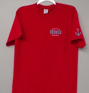 Seattle Kraken Hockey Embroidered T-Shirt S-6XL, LT-4XLT New - Picture 1 of 16