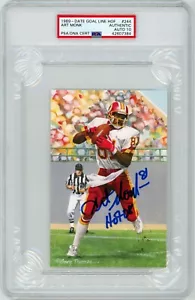 Art Monk Signed Goal Line Art Card GLAC - PSA DNA 10 - Picture 1 of 1