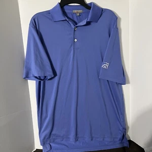 Polo Peter Millar Summer Comfort manga corta para hombre manga media izquierda logotipo azul - Imagen 1 de 10