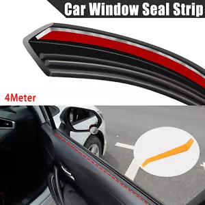 Rubber Car Door Window Edge Gap Filler Sound Insulation Seal Strip Weather strip - Picture 1 of 7
