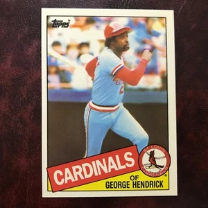 1985 Topps TIFFANY Set GEORGE HENDRICK #60 CARDINALS - NM/MINT+ *HIGH GRADE* - Picture 1 of 2