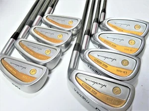 Very Nice 4STAR Gold Mole HONMA LB-606 H&F 8PC R-FLEX IRONS SET GOLF NWO - Picture 1 of 8